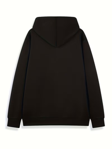 Vintage Zipper-<b>Up</b> Fleece 100% Cotton Oversized Eco-Friendly Hoodie Hip-Hop Style Washided Distressed Gothic Men's Hoodie - Product Image 6