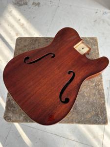 Kit <span class=keywords><strong>de</strong></span> <span class=keywords><strong>guitare</strong></span> jazz archtop artisanal avec table en épicéa, <span class=keywords><strong>corps</strong></span> creux en érable sculpté, manche en acajou et touche en ébène, <span class=keywords><strong>guitare</strong></span> électrique pour professionnels - Product Image 4