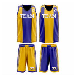 Team Basketball Jersey Set Red Navy V-Neck Sleeveless Moisture Wicking Sublimated Print Adult Unisex 23 - Product Image 3
