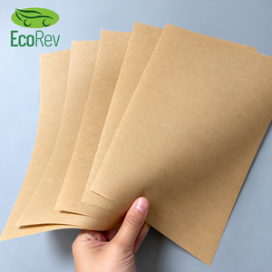 Papier brun anti-graisse de qualité alimentaire recyclable anti-bouclage 50gsm 60gsm 70gsm pour la margarine 80cm - Product Image 4
