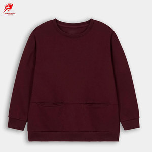 Sweat-shirts en molleton personnalisés avec logo pour femmes, chauds, style urbain, basiques, pull-over uni - Product Image 1