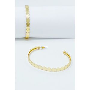 Pendientes de Aro con Forma de Corazón de Playful Heart Fashion - Product Image 1