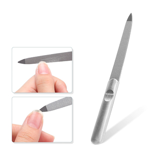 Metal <b>Nail</b> <b>File</b> Sanding Stainless Steel Cuticle Pusher <b>Nail</b> Buffer Polishing Professional Cuticle Remover Callus Dead Skin Tool - Product Image 1