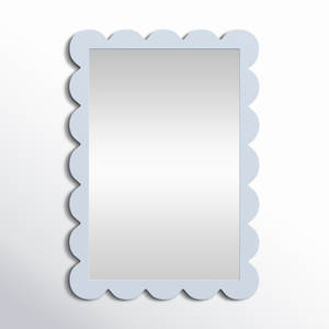 Wilson Cherie marco decorativo de ratán espejo de pared estilo costero para decoración del hogar - Product Image 1