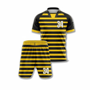 Maillot de football personnalisé respirant par sublimation, design 2026, avec logo, couleurs et tissu de haute qualité - Product Image 4