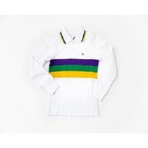 Camiseta Casual de Manga Larga 100% Algodón para Hombre, Estilo Vintage Ecológico, Antiarrugas, Transpirable, Atuendo para Mardi Gras - Product Image 1