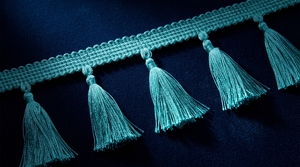 Elegante Ribete de Encaje con Borlas de Poliéster y Borde Tejido para Cortinas, Decoración del Hogar y Textiles Decorativos - Product Image 6