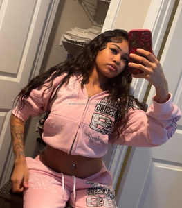 Survêtements unisexe en coton épais personnalisés délavés à l'acide pantalon évasé Streetwear Stone Vintage Pattern Winter Ensemble de survêtements pour femmes - Product Image 5