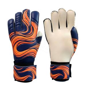 Gants de gardien de but professionnels bleus avec paume en latex durable, support de poignet confortable pour les compétitions et l'entraînement de football - Product Image 5