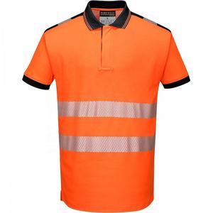 Reflectante para Hombre # Camisetas Polo para Hombre con Cinta Reflectante o Estampado, 100% Algodón, Manga Corta, Diseño Estampado, Tejido de Punto, Casual - Product Image 4