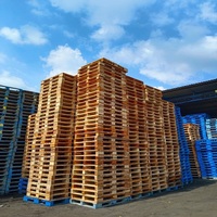 Palettes en bois de pin EPAL neuves/d'occasion, industrielles, 4 voies, haute capacité de charge, à vendre (UE)