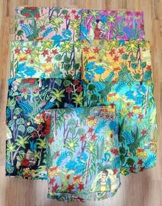 Tissu en coton tissé léger, respirant, absorbant l'humidité, écologique, imprimé multicolore, Le Souvenirs Poplin - Product Image 4