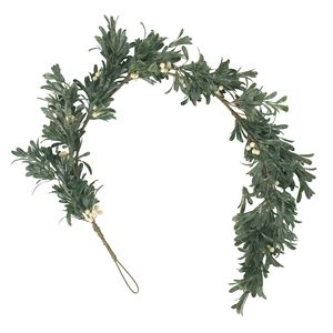 Guirlande de Noël vert baie de neige de 54 pouces - Product Image 2