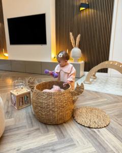 <b>Basket</b> Crab Water Hyacinth Natural Handmade Storage <b>Basket</b> Wholesale eco-friendly Made in Vietnam - Product Image 5