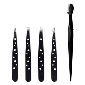 Kit profesional para cejas, juego completo de herramientas para el cuidado y modelado de cejas, pinzas para cejas, tijeras y herramientas para recortar las cejas - Product Image 5