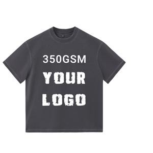 Camiseta Premium 100% Algodón de Alto Gramaje para Hombre y Mujer, Venta al por Mayor, Duradera, Gruesa, Personalizable, Lisa, OEM - Product Image 1