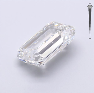 Diamante Cultivado en Laboratorio con Certificación IGI, Corte Esmeralda de 4.02 CT, Color D, Claridad IF, CVD 781645574, ROYAL GEMS para Joyería - Product Image 2