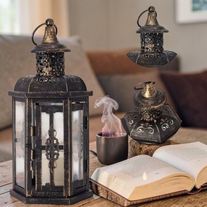 Lanternes artisanales Glow Rituals, style marocain, porte-bougie décoratif, décoration intérieure et extérieure pour la maison - Product Image 5