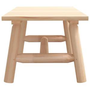 Tavolino da Caffè in Legno di Abete Massiccio di Media Durata, Tonalità Naturale del Legno - Product Image 4