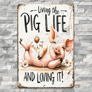 CIFbuy Plaque rustique vintage en aluminium 20,3x30,5 cm pour la maison avec TikTok pour le service de retrait Temu - Product Image 6