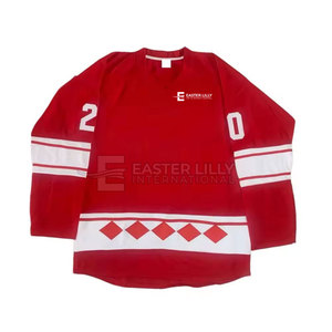 Jersey de Hockey sobre Hielo Profesional Personalizado 2026, Ligero, de Manga Larga - Product Image 4