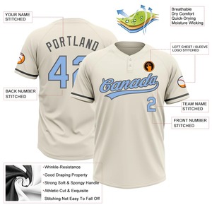 Camiseta de Béisbol Yourteams Unisex de Manga Corta con Cuello en V, Transpirable, de Poliéster, con Impresión del Nombre del Equipo, Personalizable con el Número 00 - Product Image 4