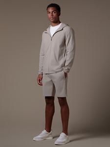 <b>Men's</b> Custom Lightweight Hooded Windbreaker <b>Set</b> with <b>Hoodie</b> <b>and</b> <b>Shorts</b> Outdoor Running Sportswear Casual Two Piece Tracksuit <b>Set</b> - Product Image 6