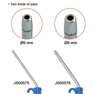 Pistolet à air comprimé en plastique haute pression JS00575 avec entrée PT de 1/4 pouce et buse coudée arrière pour votre marque - Product Image 4