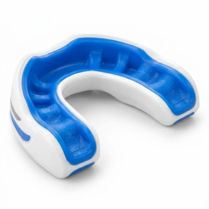 Durable <b>mouth</b> <b>guard</b> featuring comfortable fitting flexible material ergonomic shape and smooth finishing for reliable <b>sports</b> - Product Image 3