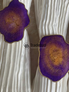 Elegante Anillo para Servilletas de Resina Hecho a Mano, Decoración de Mesa de Comedor de Lujo, Accesorios para Decoración de Mesa de Boda y Hotel por Tradebyd - Product Image 4