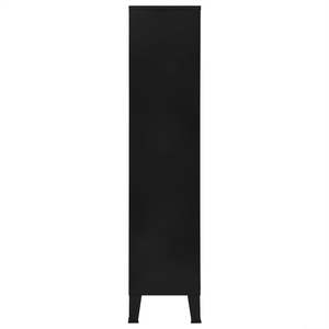 Estantería Rectangular de Acero Negro, Mueble de Almacenamiento para Libros - Product Image 6