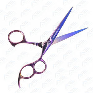 Ciseaux de barbier en acier inoxydable de 6 pouces, outil professionnel de coiffure et d'éclaircissage pour le salon, le coiffage, le toilettage, les soins de beauté - Product Image 4