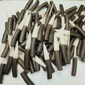 Cuchillo de hueso de la mejor calidad con mango de madera Carpeta blanca de hueso de búfalo real Carpeta de hueso de papel plegable pulida al precio más bajo - Product Image 1