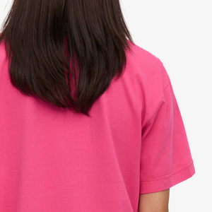 Camiseta de Manga Corta para Mujer, Cuello Redondo, Corte Regular, 100% Algodón Orgánico, Ecológica, Secado Rápido, Transpirable, con Logotipo, Informal - Product Image 6
