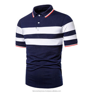 T-shirt pour hommes polo imprimé de logo brodé Fitness polo en coton uni brodé de qualité supérieure polos assortis aux couleurs - Product Image 6