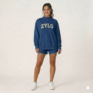 Urban Prime Winter Mockneck Short <b>Set</b> Women Soft Warm Two Piece Outfit Cozy Stylish Cold Weather Casual Wear <b>Set</b> - Product Image 1