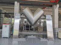 Mélangeur en V Runnest pour poudre détergente et produits chimiques, capacité 50L-5000L, machine de mélange haute capacité, équipement de traitement mécanique