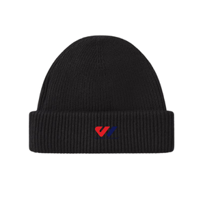 <b>Light</b> Blue Ribbed Acrylic <b>Beanie</b> <b>Hat</b> Embroidered Cuff Winter Knit Cap Unisex Casual Streetwear Embroidered Logo Unisex Headwear - Product Image 2