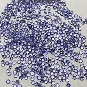 Tanzanita de 3 mm, Corte Facetado Azul Claro, Gema Suelta, Joyería de Tanzanita Natural - Product Image 1