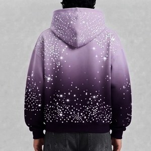 Hot Selling Product Top Trending Men <b>Rhinestone</b> <b>Hoodies</b> Wholesale Rate Men <b>Rhinestone</b> <b>Hoodies</b> With Custom Logo And Design - Product Image 2