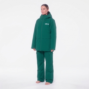 Traje de esquí a prueba de viento para mujer, cálido, impermeable, grueso, para nieve, con cremallera, ropa deportiva para esquí al aire libre - Product Image 6