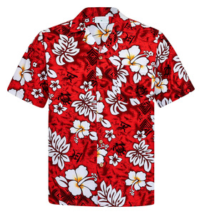 Chemise Hawaïenne Décontractée pour Homme à Manches Courtes, 100% Polyester Respirant Anti-Plis, Imprimé par Sublimation, Boutonnée et Colorée, Idéale pour la Plage - Product Image 1