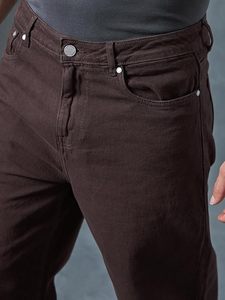 Jeans de Mezclilla para Hombre, Lavado Vintage, Algodón, Pierna Ancha, Color Sólido, Casual, Ecológico, Lavable, Corte Holgado, Tela de Algodón - Product Image 6