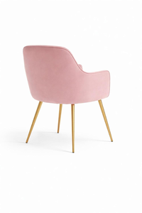 Decorative Rocking Chair with Velvet Upholstered Seat Armrests Pillow for Contemporary Interior Spaces Outdoor & Hospital Use - Product Image 2
