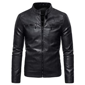 Chaqueta de Motociclista de Cuero de Oveja Genuino Original para Hombre, con Cierre, Transpirable, Negra, Ajustada, con Talla Personalizada - Product Image 3
