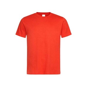 T-shirts pour hommes en coton polyester coupe classique couleur blanche manches courtes - Product Image 6