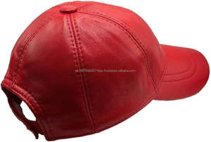 Casquette de baseball unisexe classique en cuir véritable respirante, solide, pour le sport, le cyclisme, les fêtes, les activités de plein air, chaude, pour adultes, vente en gros - Product Image 6