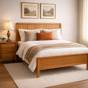 RIVEO RANGLE Fournisseur direct, design moderne, durable, bonne qualité, meubles de chambre à coucher en bois massif, lit en bois - Product Image 4