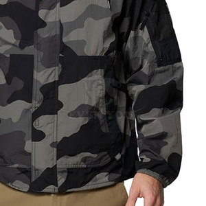 Solid Color <b>Camo</b> Windbreaker <b>Jacket</b> Breathable <b>Camo</b> Windbreaker <b>Jacket</b> Custom Design <b>Camo</b> Windbreaker <b>Jacket</b> - Product Image 6