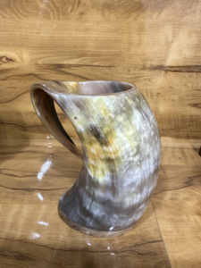 Tazas de Cuerno de Búfalo de la Mejor Calidad, Cuernos para Beber, Taza Vikinga de la India para Fiestas y Clubes - Product Image 3